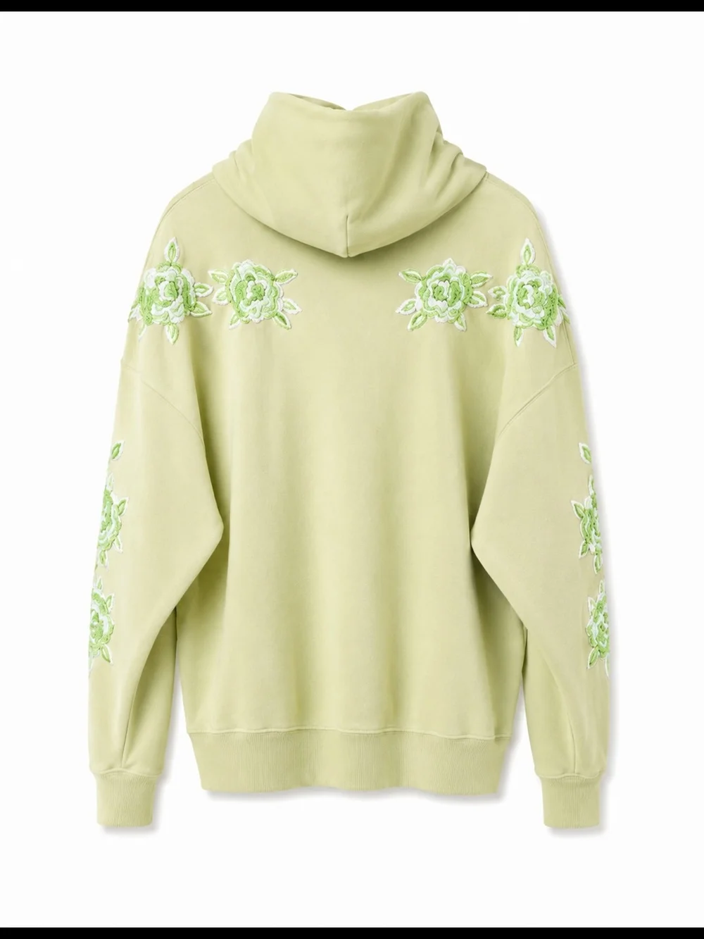 We The Free "Made" Floral Embroidered Hoodie XS Oversized Boho Sweatshirt FP - Picture 6 of 13